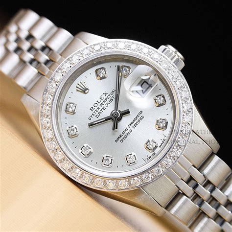 Rolex Silver Womens 